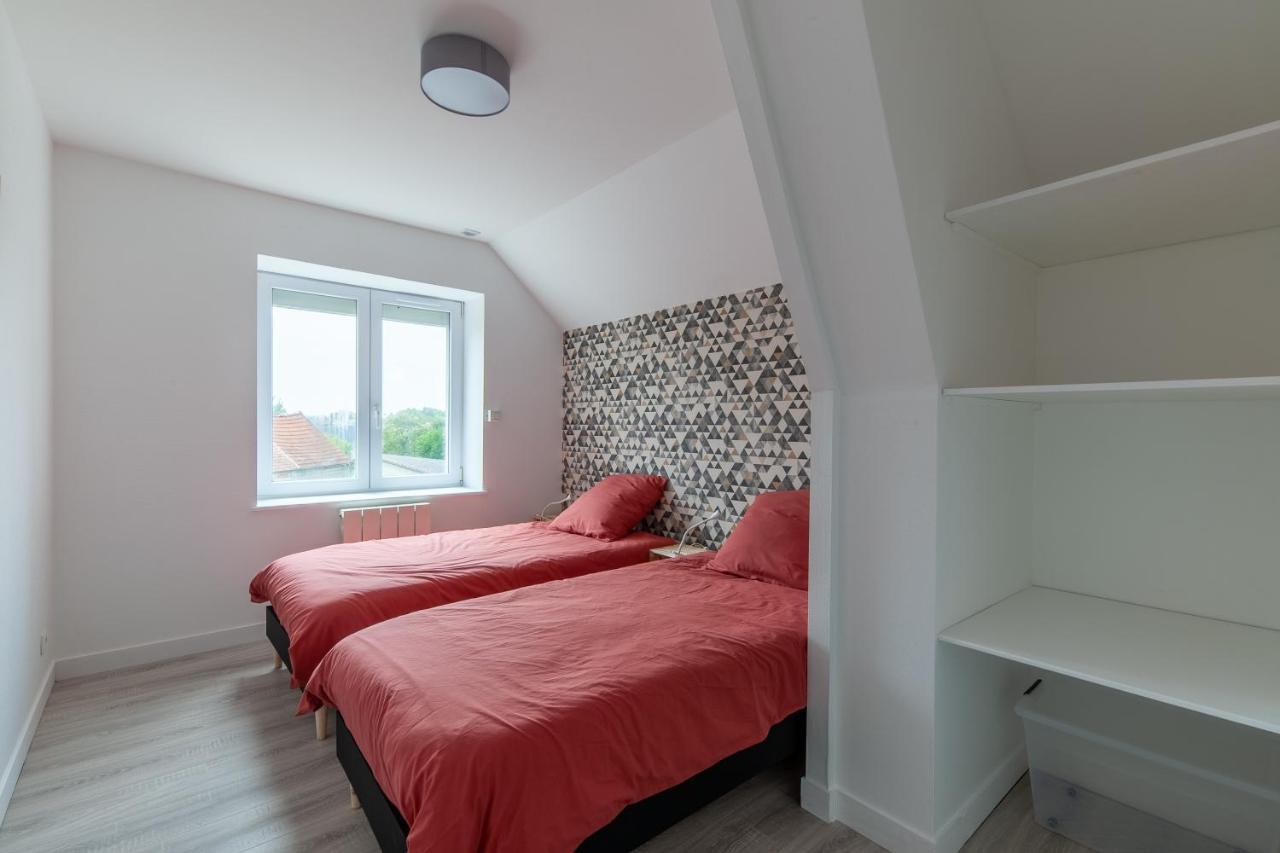 Gite Du Tilleul - Maison Climatisee Pour 8 Voyageurs Houesville Bagian luar foto
