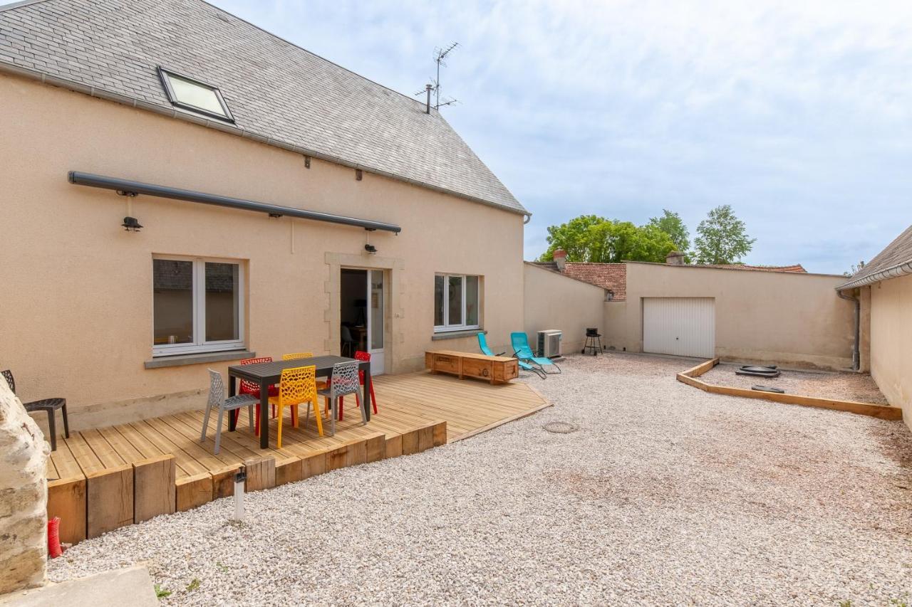 Gite Du Tilleul - Maison Climatisee Pour 8 Voyageurs Houesville Bagian luar foto